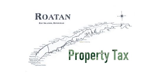 Roatan Map tax