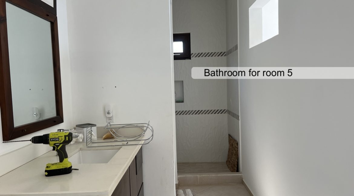 Bathroom for room 5