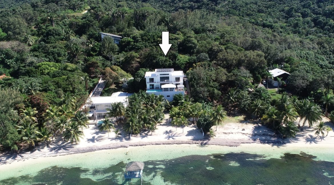 Beachfront view of Home in Crawfish Rock