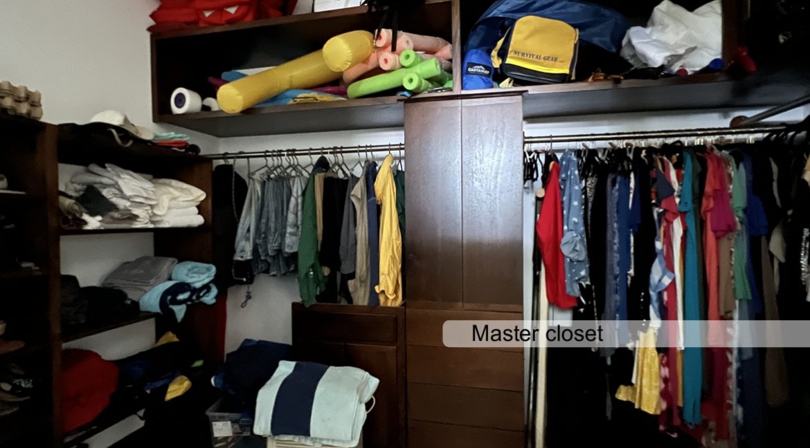 Master closet