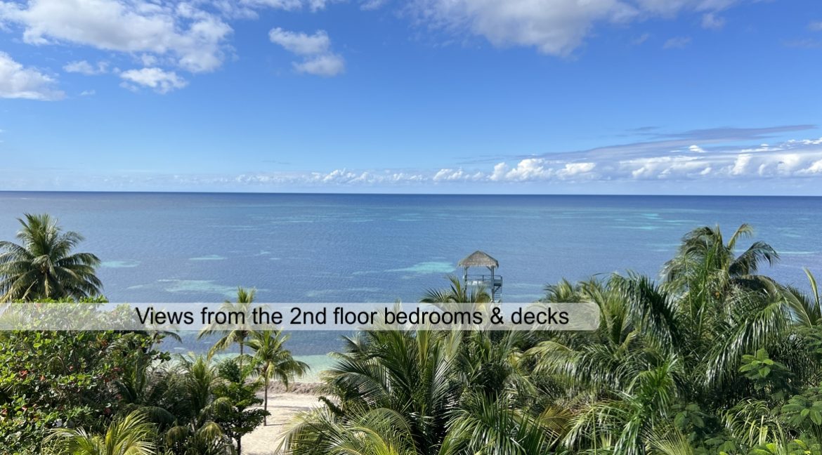 Views from the 2nd floor bedrooms & decks